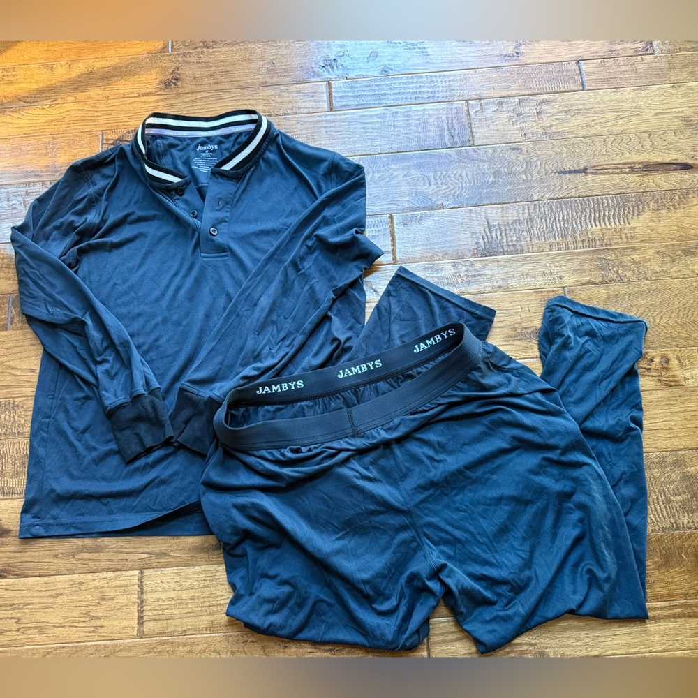 Women’s Jambys blue  pajama set in Excellent condition